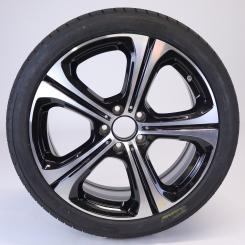 Rueda completa Alu GOODY/EagleF1Asymmetric5, llanta de 5 rad 