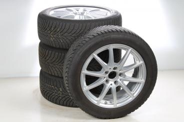 Juego completo de ruedas de verano de aleación de 17 pulgadas con neumáticos Continental para Clase C 206, original Mercedes-Benz