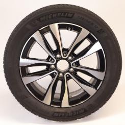 Wheel Package de invierno de aleación de 17 pulgadas con neumáticos Michelin para Clase C 206, original Mercedes-Benz