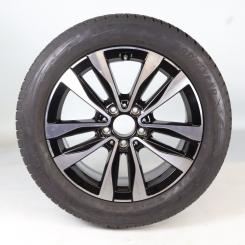 Juego completo de ruedas de invierno de aleación de 17 pulgadas con neumáticos Goodyear para Clase C 206, original Mercedes-Benz