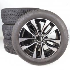 Juego completo de ruedas de invierno de aleación de 17 pulgadas con neumáticos Goodyear para Clase C 206, original Mercedes-Benz