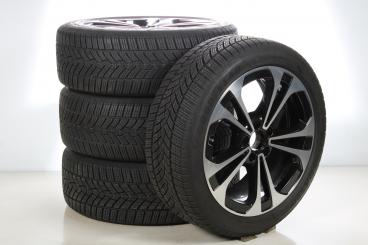 Juego completo de ruedas de invierno de aleación de 18 pulgadas con neumáticos Goodyear para Clase C 206, original Mercedes-Benz