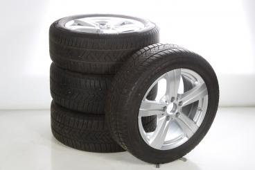 Juego completo de ruedas de invierno de aleación de 17 pulgadas con neumáticos Pirelli para Clase C 206, original Mercedes-Benz 