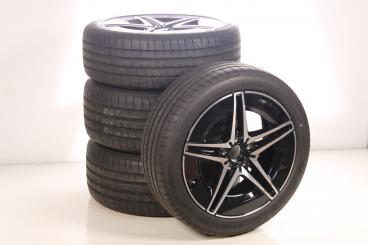 Juego de ruedas completas AMG de aluminio de 18 pulgadas Goo 