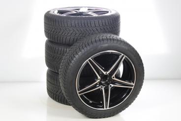 Juego de ruedas completas AMG, aluminio de 18 pulgadas, Clas 