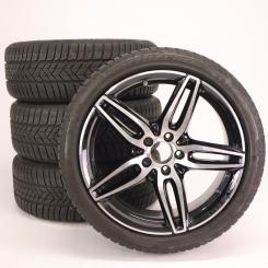 Juego de ruedas completas AMG, aluminio de 19 pulgadas, Clas 