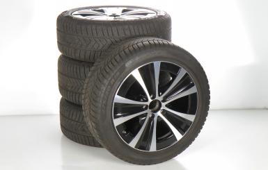 Juego completo de ruedas de invierno de aleación de 18 pulgadas con neumáticos Pirelli para Clase E 213, original Mercedes-Benz