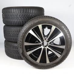 Juego completo de ruedas de invierno de aleación de 18 pulgadas con neumáticos Pirelli para Clase E 213, original Mercedes-Benz