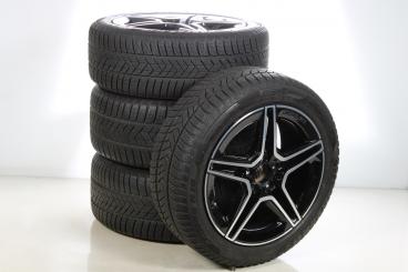Juego completo de ruedas de invierno de aleación de 18 pulgadas con neumáticos Pirelli para Clase E 213, EClase ECoupé 238, original Mercedes-AMG
