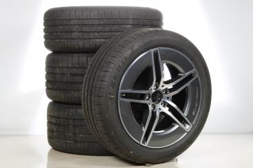 Juego de ruedas completas AMG, aluminio de 19 pulgadas, Clas 