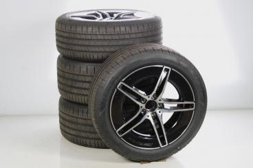 Juego completo de ruedas de verano de aleación de 19 pulgadas con neumáticos Pirelli para Clase E 214, original Mercedes-AMG