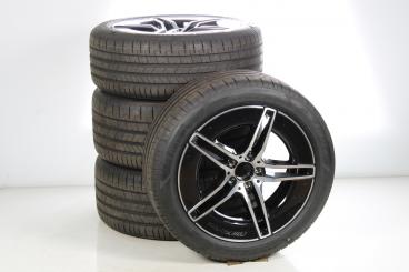 Juego de ruedas completas AMG, aluminio de 19 pulgadas, Clas 