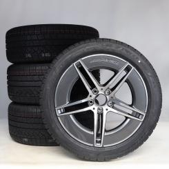 Juego completo de ruedas de invierno de aleación de 19 pulgadas con neumáticos Pirelli para Clase E 214, original Mercedes-AMG 