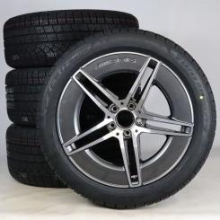 Juego completo de ruedas de invierno de aleación de 19 pulgadas con neumáticos Pirelli para Clase E 214, original Mercedes-AMG