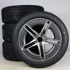 Juego completo de ruedas de invierno de aleación de 19 pulgadas con neumáticos Pirelli para Clase E 214, original Mercedes-AMG