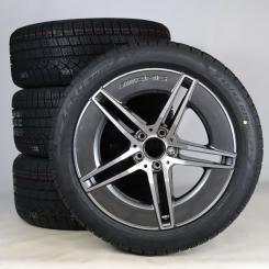 Juego completo de ruedas de invierno de aleación de 19 pulgadas con neumáticos Pirelli para Clase E 214, original Mercedes-AMG