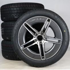 Juego completo de ruedas de invierno de aleación de 19 pulgadas con neumáticos Pirelli para Clase E 214, original Mercedes-AMG