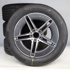Juego completo de ruedas de verano de aleación de 18 pulgadas con neumáticos Hankook para Clase E 214, original Mercedes-AMG