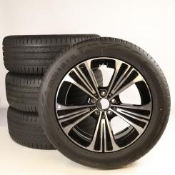 Juego completo de ruedas de verano de aleación de 18 pulgadas con neumáticos Continental para Clase E 214, original Mercedes-Benz