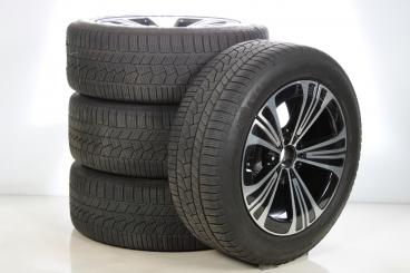 Juego completo de ruedas de invierno de aleación de 18 pulgadas con neumáticos Continental para Clase E 214, original Mercedes-Benz