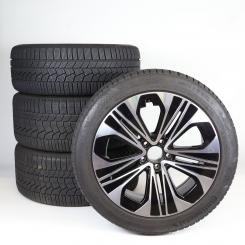 Juego completo de ruedas de invierno de aleación de 19 pulgadas con neumáticos Continental para Clase E 214, original Mercedes-Benz