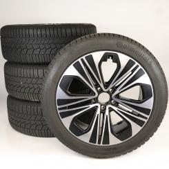 Juego completo de ruedas de invierno de aleación de 19 pulgadas con neumáticos Continental para Clase E 214, original Mercedes-Benz