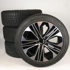 Juego completo de ruedas de invierno de aleación de 19 pulgadas con neumáticos Continental para Clase E 214, original Mercedes-Benz