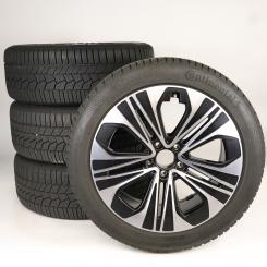 Juego completo de ruedas de invierno de aleación de 19 pulgadas con neumáticos Continental para Clase E 214, original Mercedes-Benz