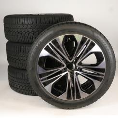 Juego completo de ruedas de invierno de aleación de 19 pulgadas con neumáticos Continental para Clase E 214, original Mercedes-Benz