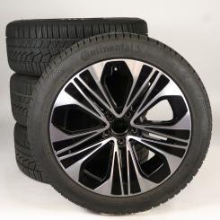 Juego completo de ruedas de invierno de aleación de 19 pulgadas con neumáticos Continental para Clase E 214, original Mercedes-Benz