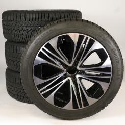 Juego completo de ruedas de invierno de aleación de 19 pulgadas con neumáticos Continental para Clase E 214, original Mercedes-Benz