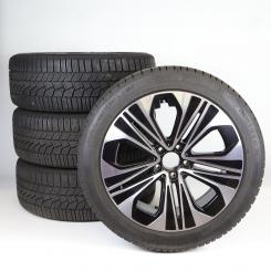 Juego completo de ruedas de invierno de aleación de 19 pulgadas con neumáticos Continental para Clase E 214, original Mercedes-Benz