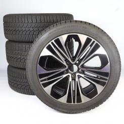 Juego completo de ruedas de invierno de aleación de 19 pulgadas con neumáticos Continental para Clase E 214, original Mercedes-Benz