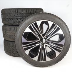 Juego completo de ruedas de invierno de aleación de 19 pulgadas con neumáticos Continental para Clase E 214, original Mercedes-Benz
