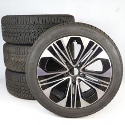 Juego completo de ruedas de invierno de aleación de 19 pulgadas con neumáticos Continental para Clase E 214, original Mercedes-Benz