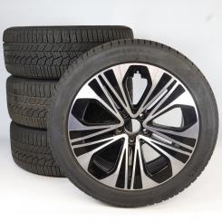Juego completo de ruedas de invierno de aleación de 19 pulgadas con neumáticos Continental para Clase E 214, original Mercedes-Benz