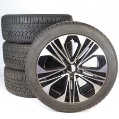 Juego completo de ruedas de invierno de aleación de 19 pulgadas con neumáticos Continental para Clase E 214, original Mercedes-Benz