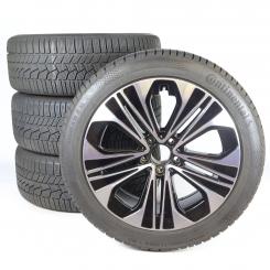 Juego completo de ruedas de invierno de aleación de 19 pulgadas con neumáticos Continental para Clase E 214, original Mercedes-Benz