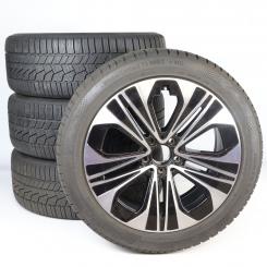 Juego completo de ruedas de invierno de aleación de 19 pulgadas con neumáticos Continental para Clase E 214, original Mercedes-Benz