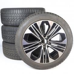 Juego completo de ruedas de invierno de aleación de 19 pulgadas con neumáticos Continental para Clase E 214, original Mercedes-Benz