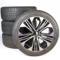 Juego completo de ruedas de invierno de aleación de 19 pulgadas con neumáticos Continental para Clase E 214, original Mercedes-Benz