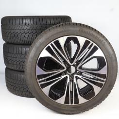 Juego completo de ruedas de invierno de aleación de 19 pulgadas con neumáticos Continental para Clase E 214, original Mercedes-Benz