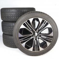 Juego completo de ruedas de invierno de aleación de 19 pulgadas con neumáticos Continental para Clase E 214, original Mercedes-Benz