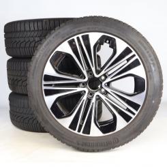 Juego completo de ruedas de invierno de aleación de 19 pulgadas con neumáticos Continental para Clase E 214, original Mercedes-Benz