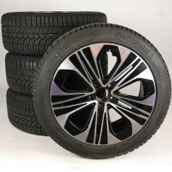 Juego completo de ruedas de invierno de aleación de 19 pulgadas con neumáticos Continental para Clase E 214, original Mercedes-Benz
