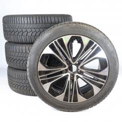 Juego completo de ruedas de invierno de aleación de 19 pulgadas con neumáticos Continental para Clase E 214, original Mercedes-Benz