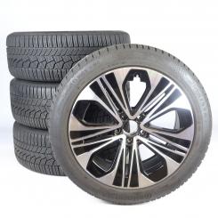Juego completo de ruedas de invierno de aleación de 19 pulgadas con neumáticos Continental para Clase E 214, original Mercedes-Benz