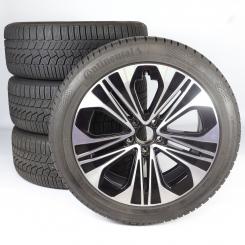 Juego completo de ruedas de invierno de aleación de 19 pulgadas con neumáticos Continental para Clase E 214, original Mercedes-Benz