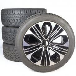 Juego completo de ruedas de invierno de aleación de 19 pulgadas con neumáticos Continental para Clase E 214, original Mercedes-Benz