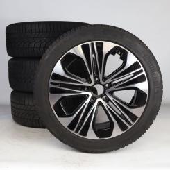Juego completo de ruedas de invierno de aleación de 19 pulgadas con neumáticos Continental para Clase E 214, original Mercedes-Benz